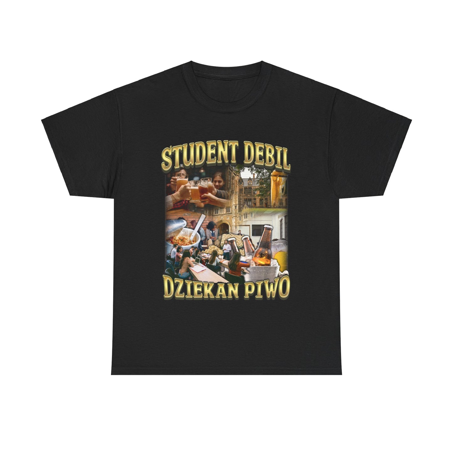 Koszulka "Student Debil Dziekan Piwo"